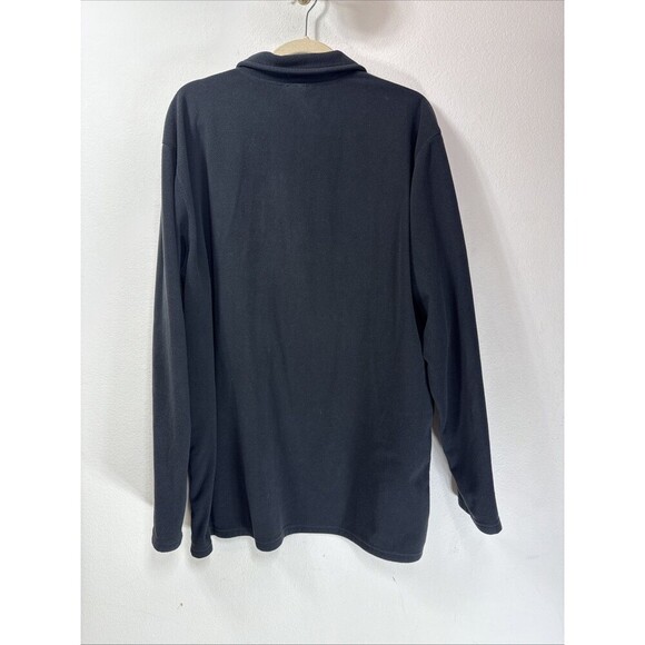 (R3) North Face Men’s Fleece Pullover Sweatshirt Sz XXL,1/4 Zip Long Sleeve Blue - Picture 5 of 14
